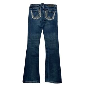 Rock & Roll Cowgirl Womens Jeans Low Rise Bootcut Embellished Y2K Denim 28x29